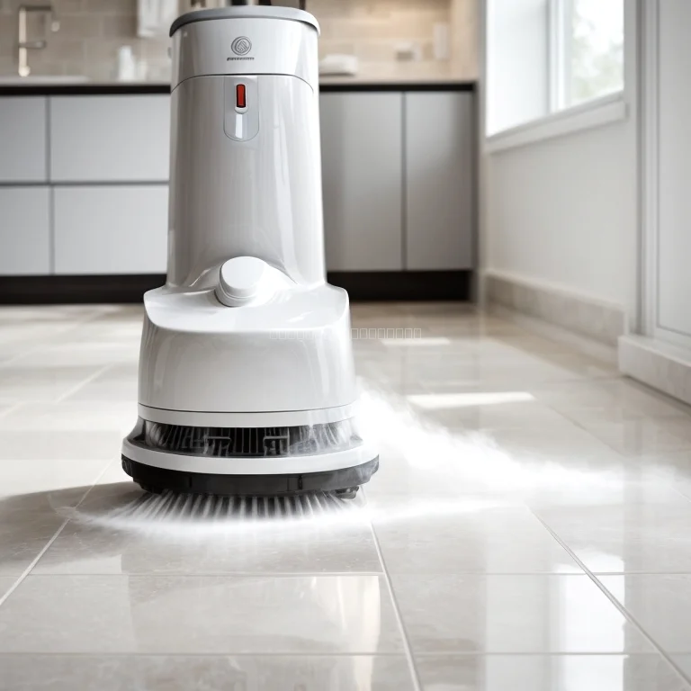 Sicheres Dampfgerät auf Parkett